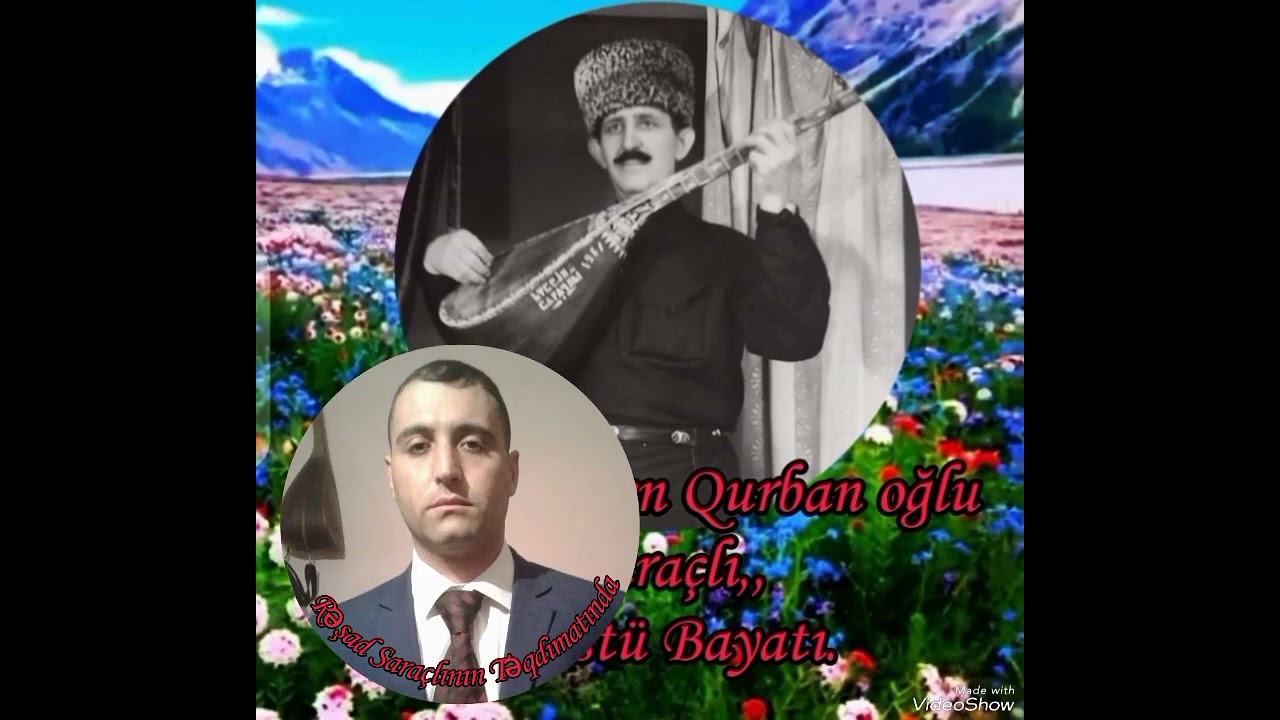 Aşıq Hüseyn Saraçlı. Atüstü bayatı.