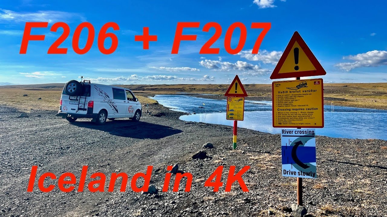 Iceland F Roads in 4K - F206 Lakavegur and F207 Lakagígarvegur
