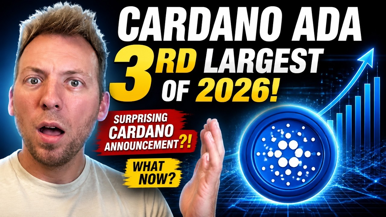 CARDANO ADA &mdash; 3-е место в 2026 году! Неожиданный анонс Cardano?! Что теперь?
