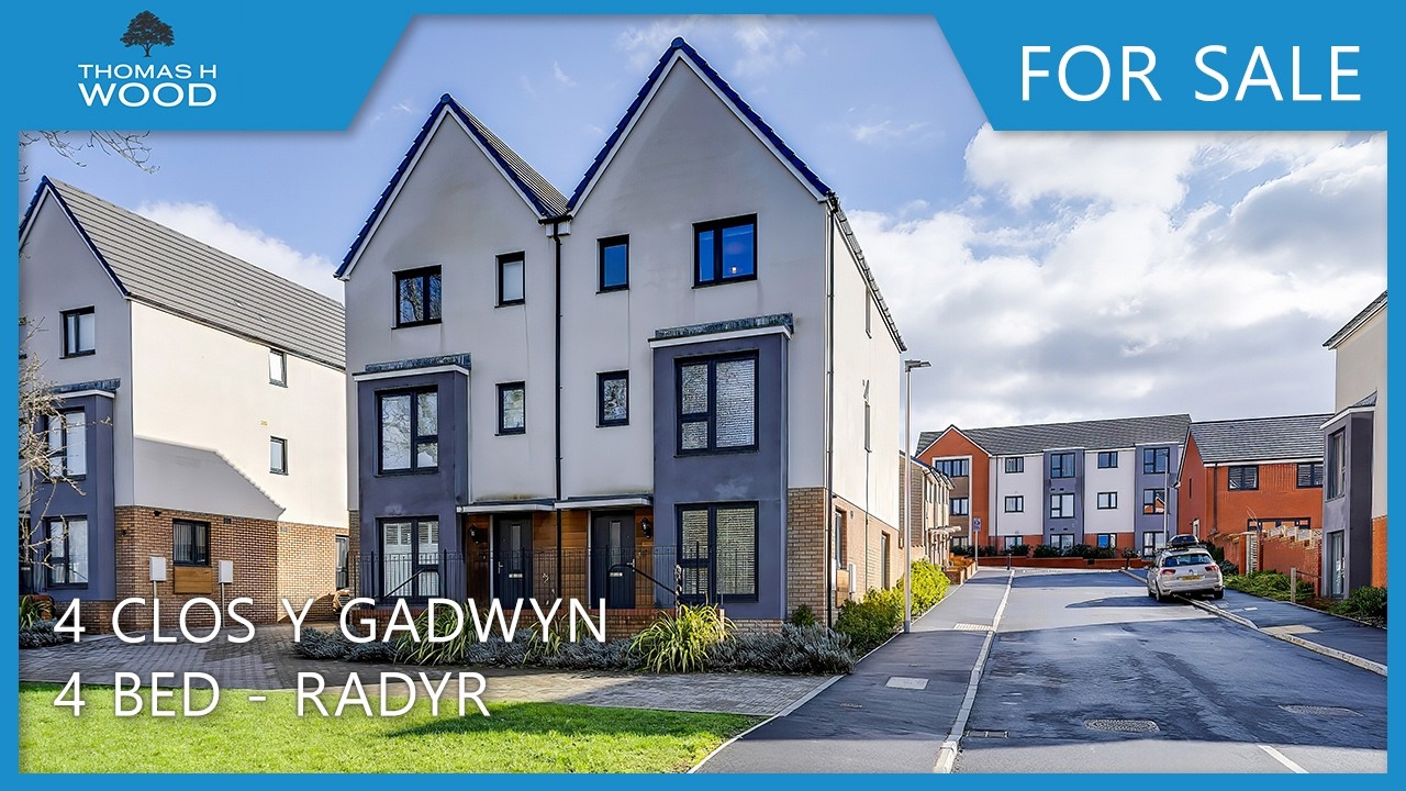 Walk-through property video tour of 4 Clos y Gadwyn - Plasdwr