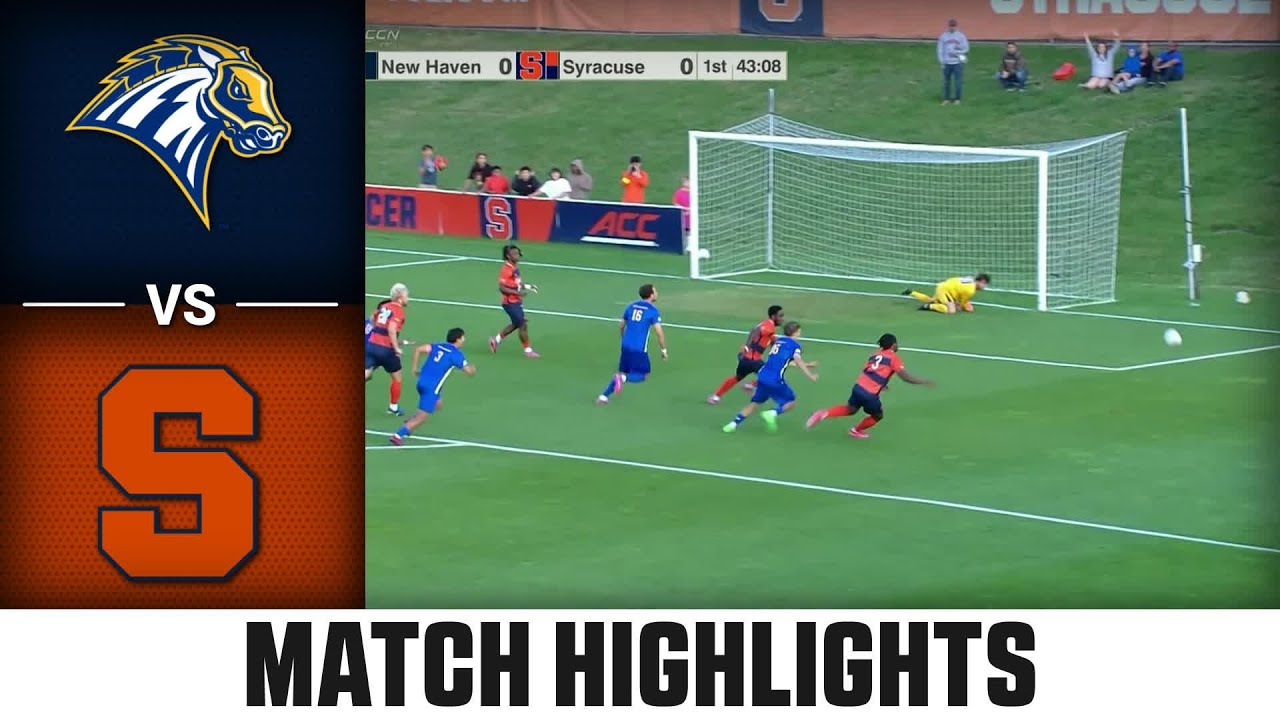 Syracuse vs. New Haven Match Highlights | 2025 ACC Men's Soccer