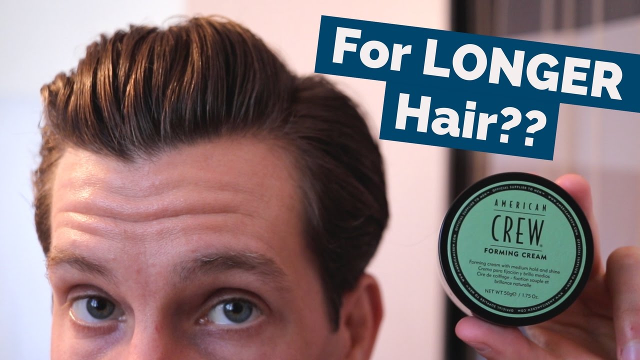 American Crew Forming Cream Review | Thick Hair Side Part