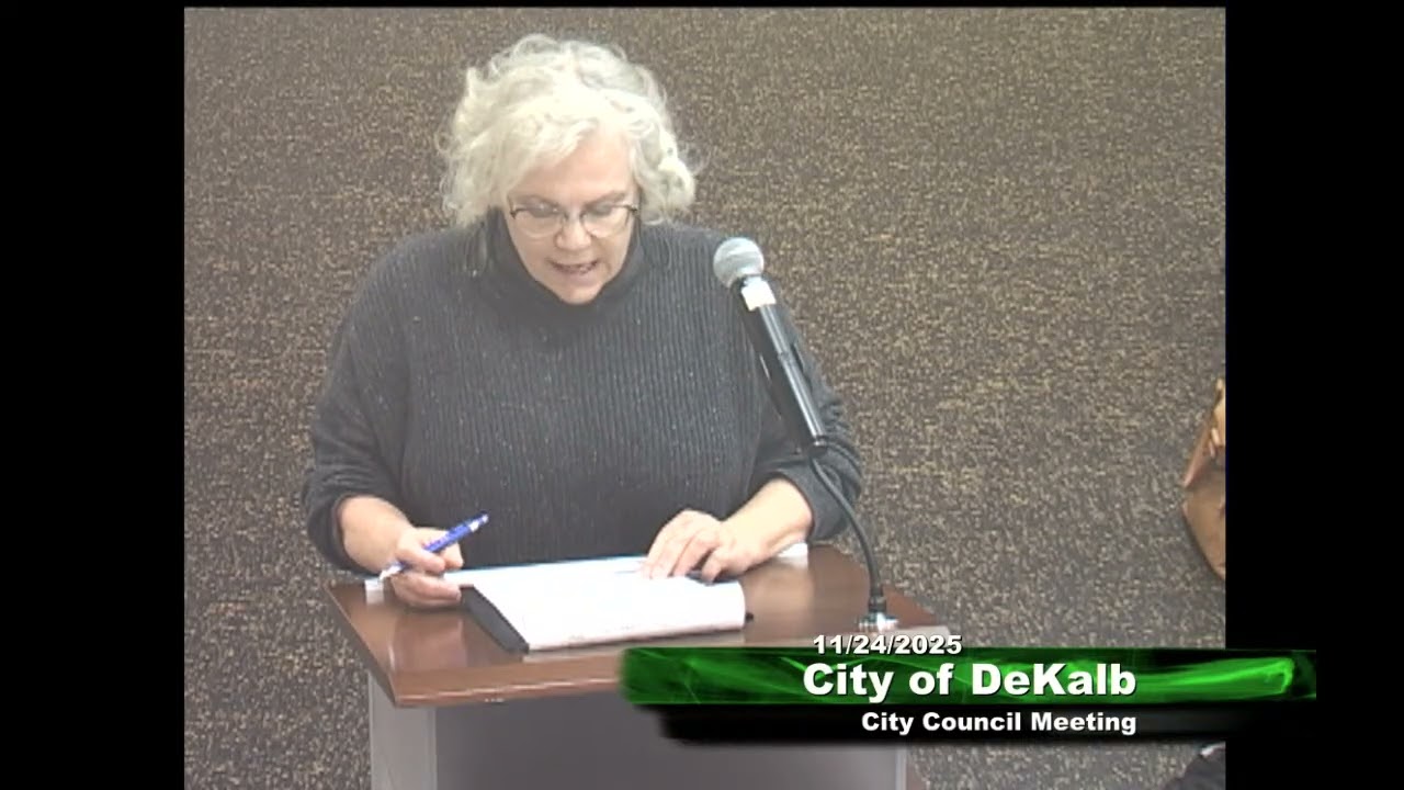 City Council Meeting for November 24th, 2025