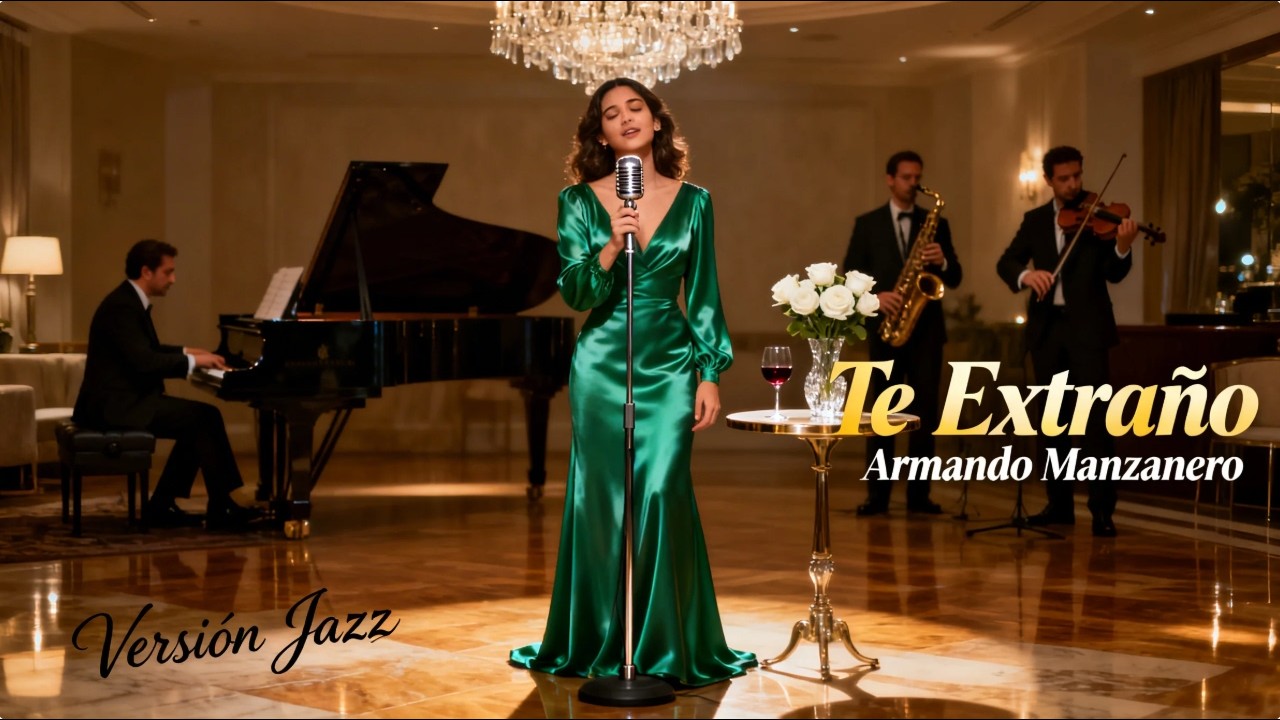 Te Extraño – Armando Manzanero | Cover Bolero Jazz | Bolero Romántico en Jazz Latino Elegante