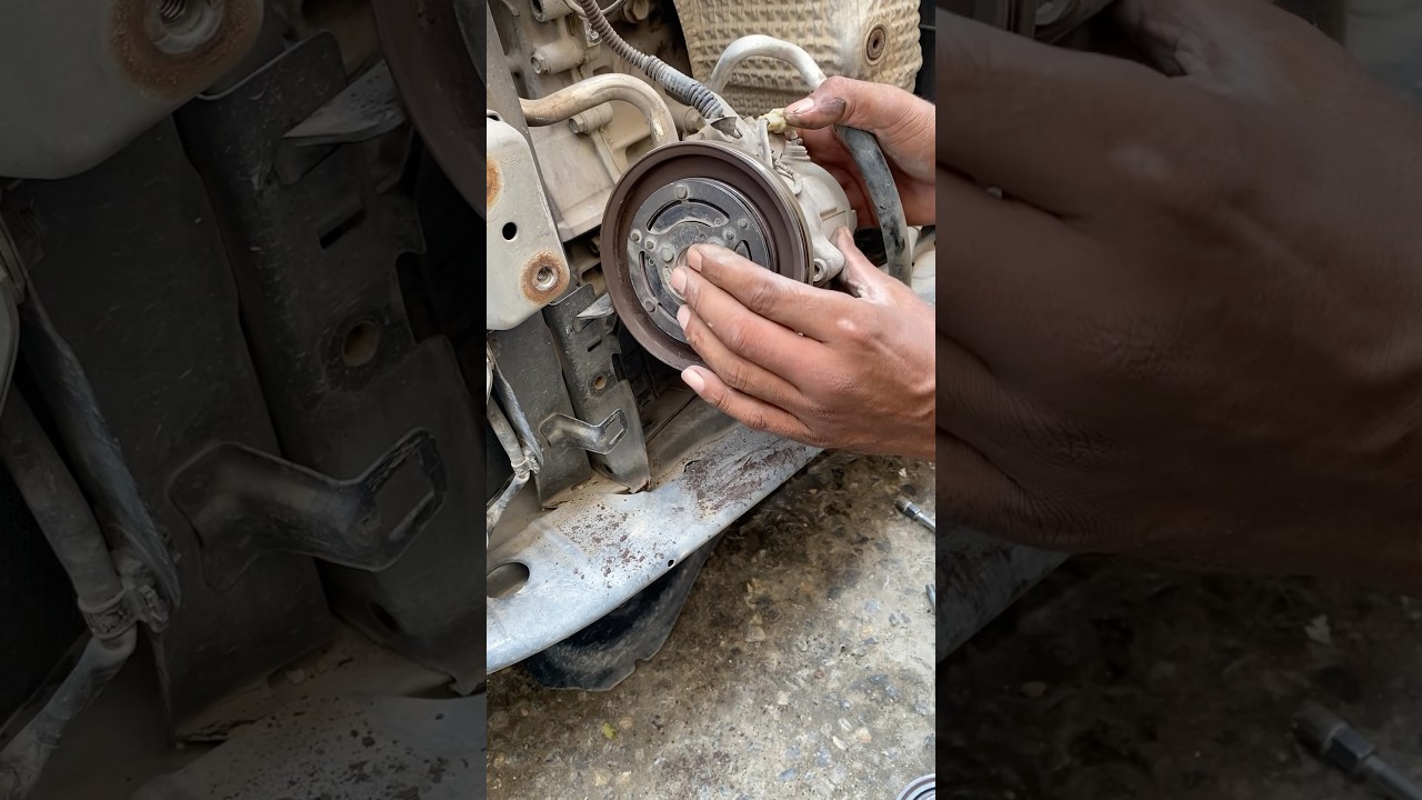 How to A/C Compressors Clutch problem & Replacement #automobile  #acproblems
