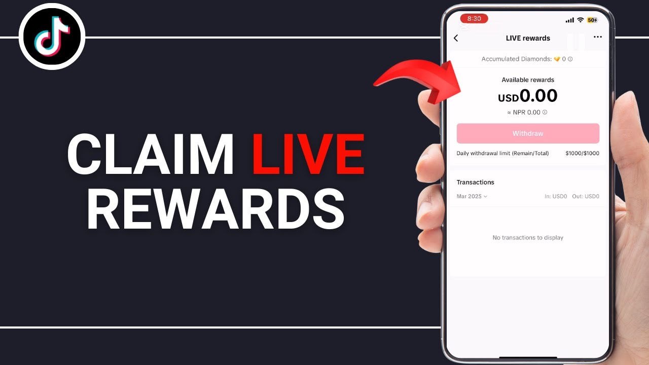 How To Claim Live Rewards On TikTok