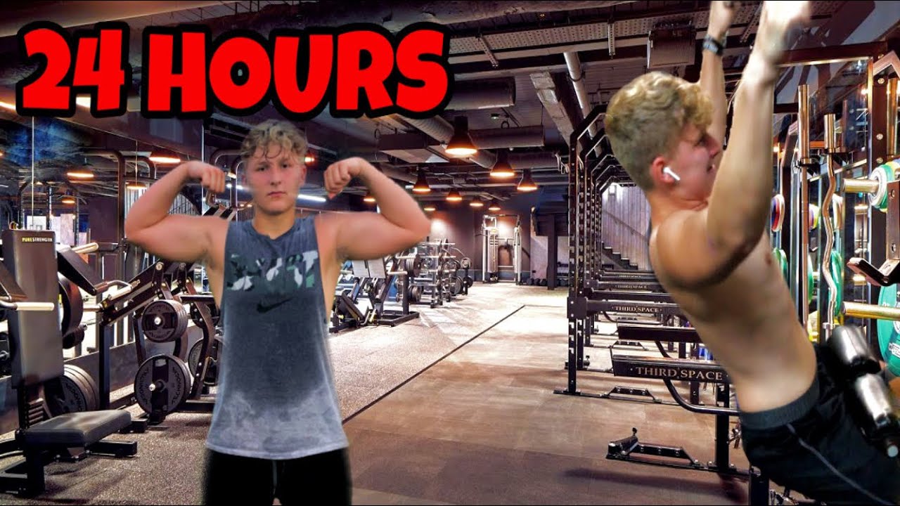 I Worked Out For 24 Hours Straight (BAD IDEA)!!
