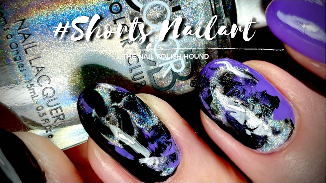 Smooshy nail art #shorts #nailart