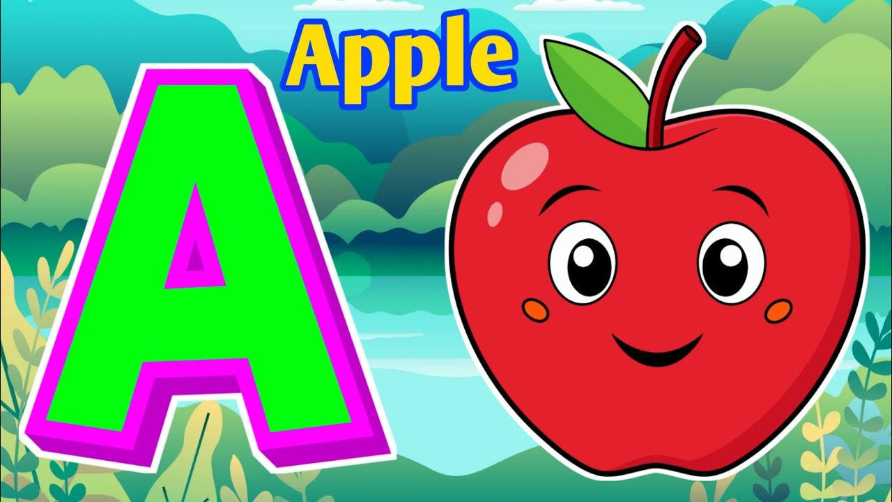 ABC Rhymes for Toddlers |A to Z ABC Phonics Song for Kids | Phonics Fun with A for Apple #kidssongs 