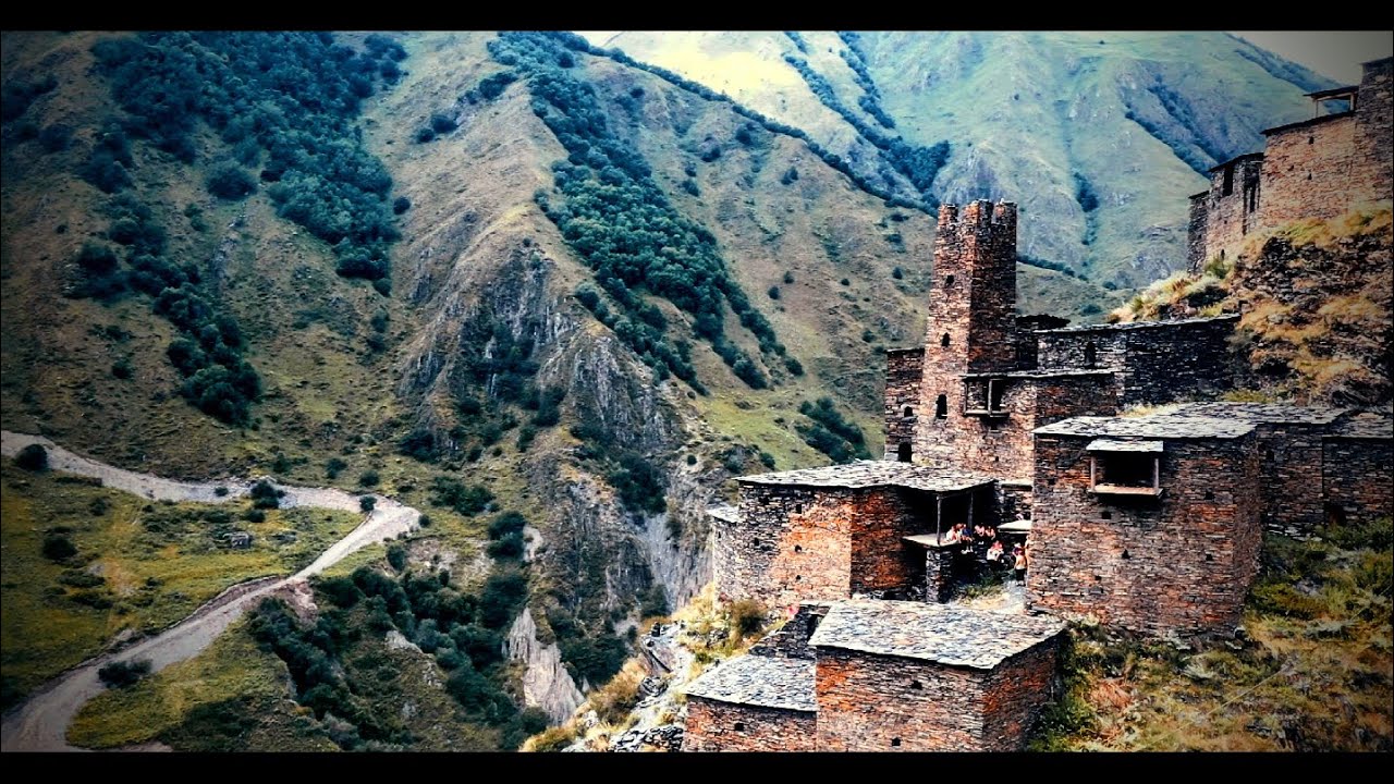 პირიქითა ხევსურეთი. შატილი / მუცო. Khevsureti, Mutso, and Shatil 4K VIDEO. beautiful nature. georgia