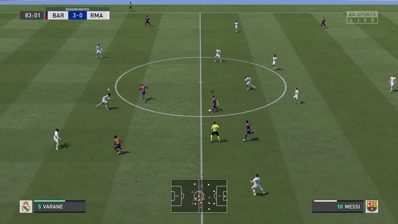 Amazing Messi solo run FIFA21 dribbling mastery no skills needed