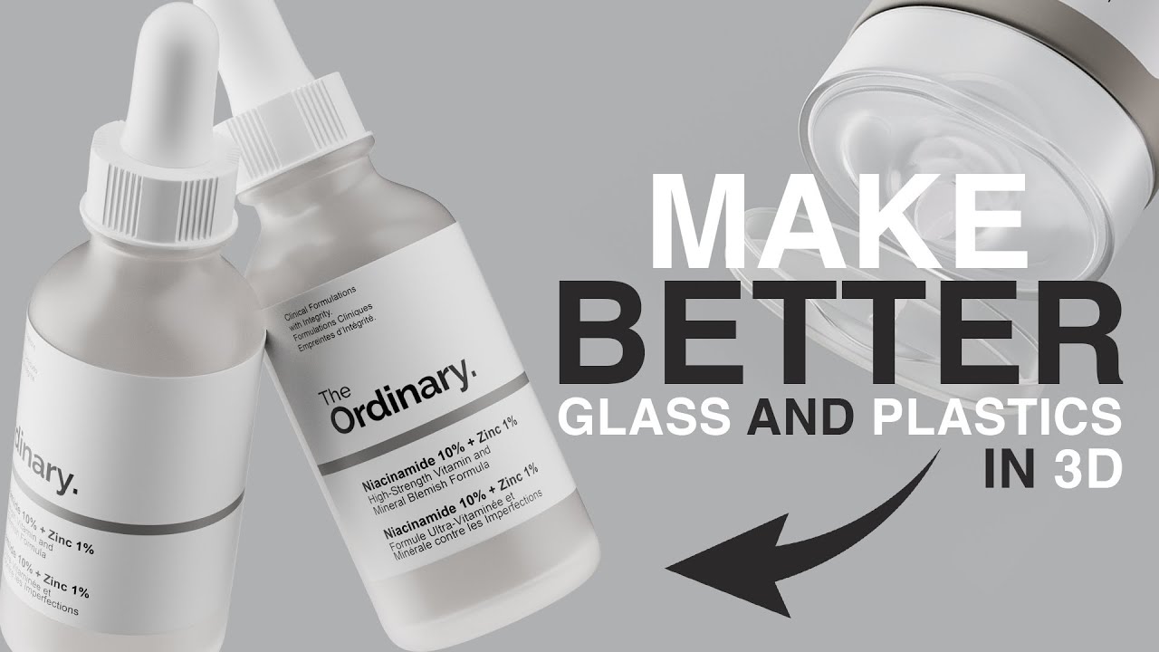 Make BETTER Glass & Plastic materials in 3D