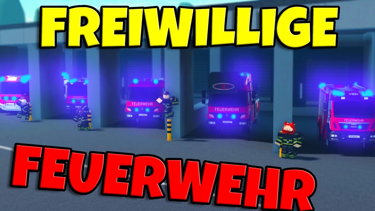 ERSTER TAG der FREIWILLIGEN FEUERWEHR in NOTRUF HAMBURG | Emergency Hamburg ROBLOX