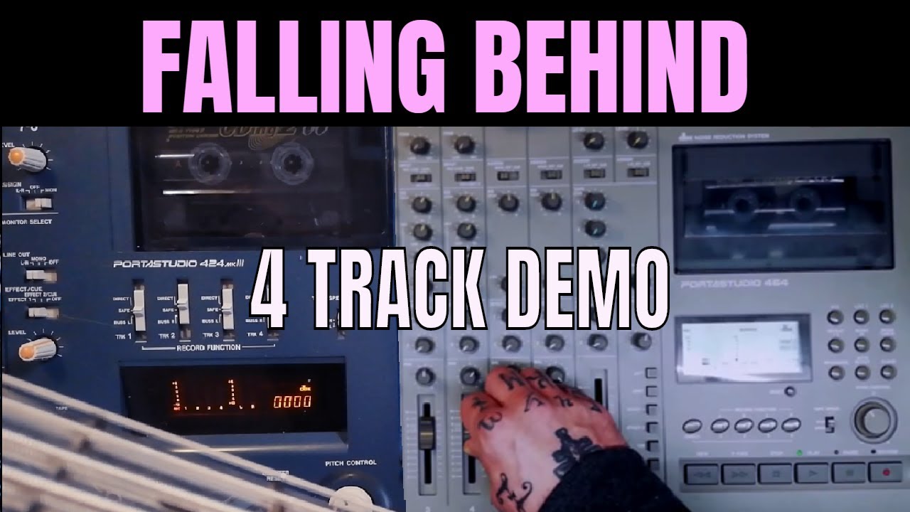 Falling Behind | Song recorded on 4 track | Portastudio demo | 464 & 424 MkIII