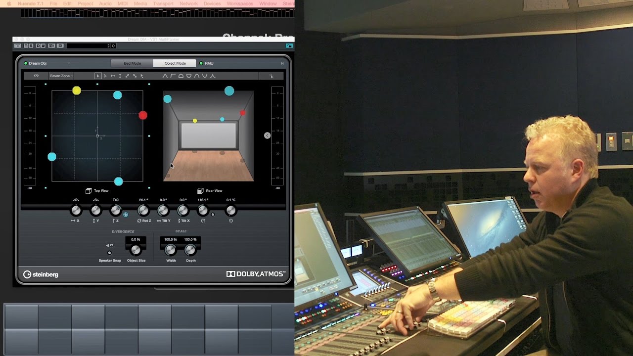 VST MultiPanner : Using Multi-channel Sound Sources / Dolby Atmos Mixing with Yamaha Nuage