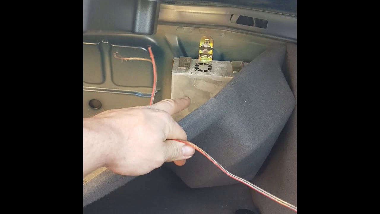 E39 Reverse Camera Install.