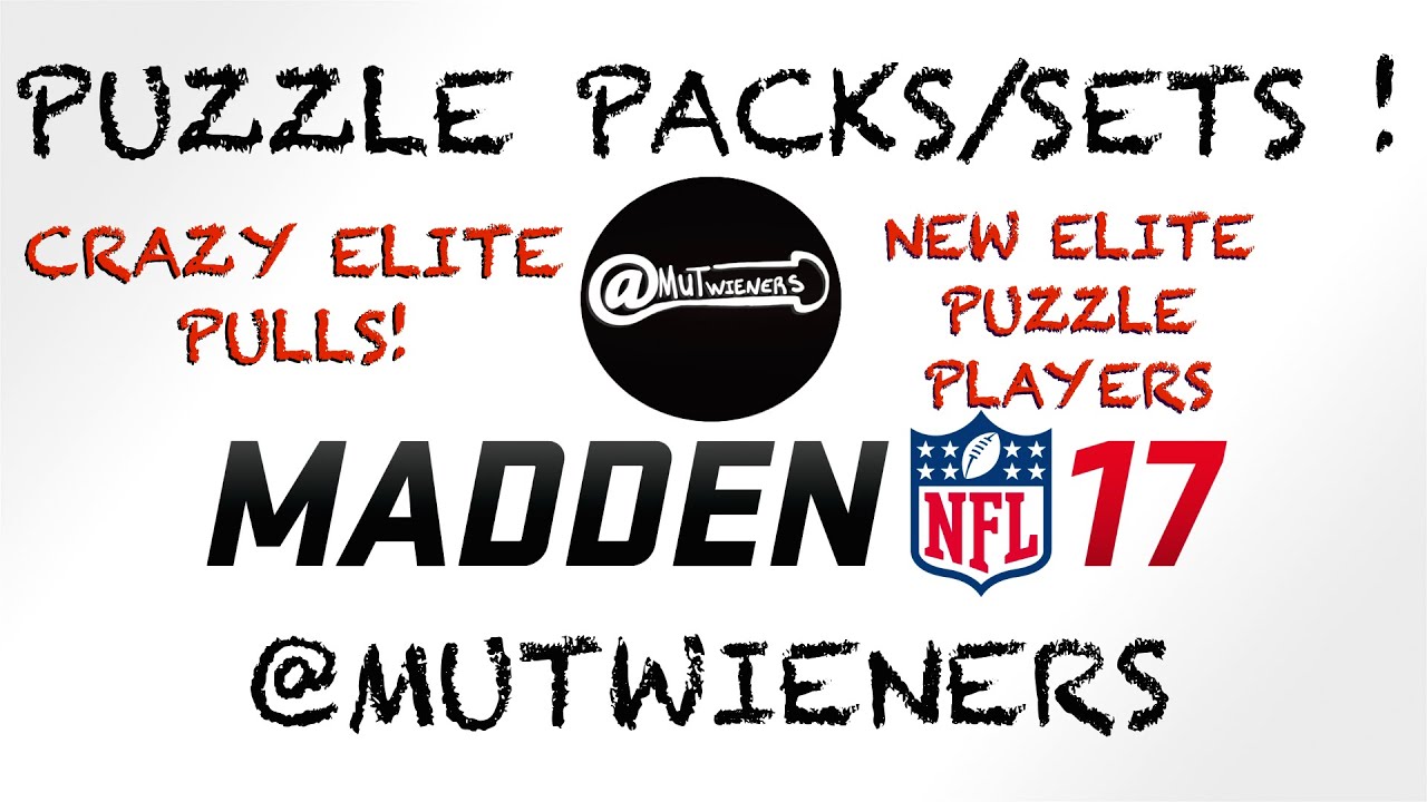 MUT 17 PUZZLE PACKS! CRAZY ELITE PULLS! NEW PUZZLE PLAYERS!