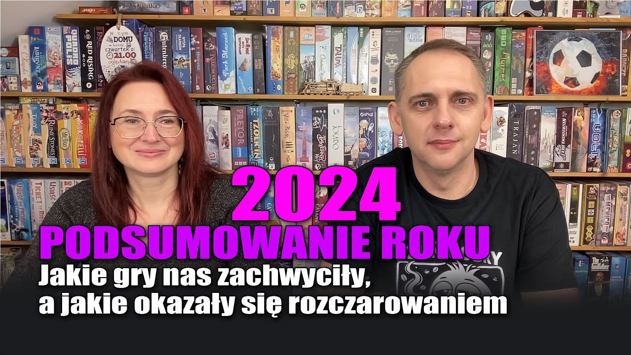 Podsumowanie 2024 roku w Planszowych Newsów || Zachwyty i zawody 2024 roku || #170 Live PN