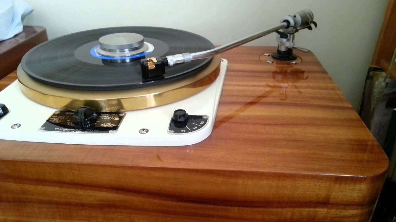 Restored Garrard 301 with Oversized Brass Platter, SPU Gold and Ortofon RMG309