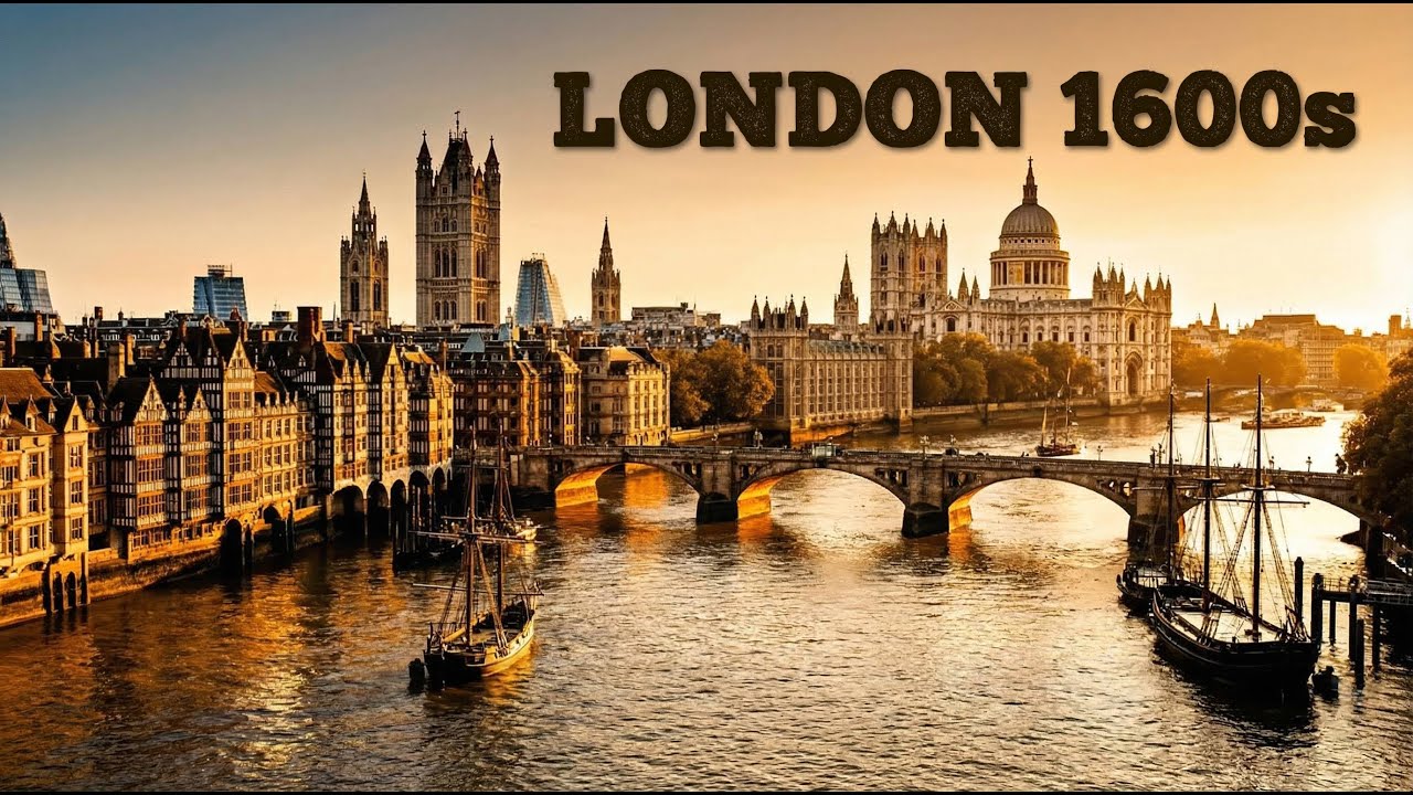 This is What London Actually Looked Like 400 Years Ago | AI Time Travel