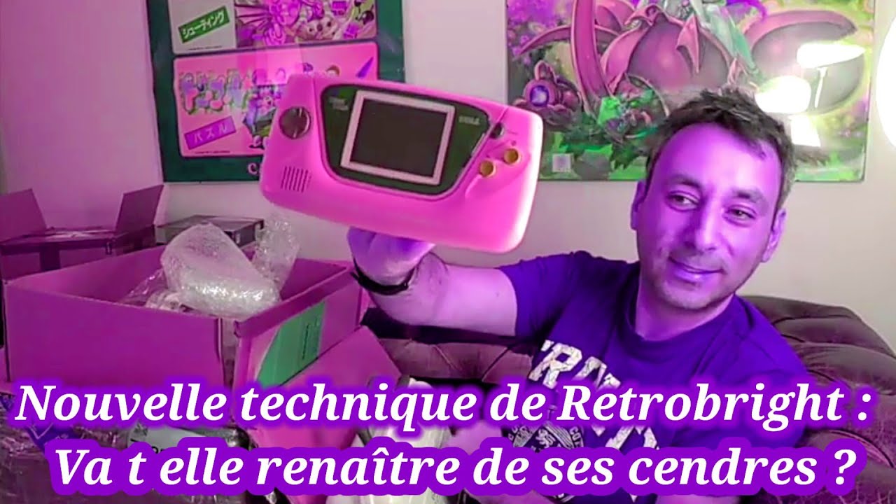 Retrobright sans eau oxygénée ni demontage