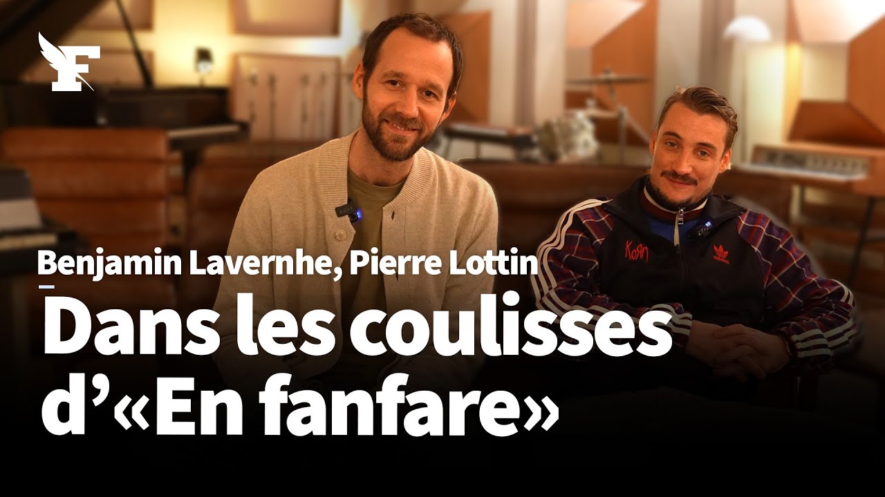 Benjamin Lavernhe et Pierre Lottin racontent la tournée d'«En fanfare» dans le Nord