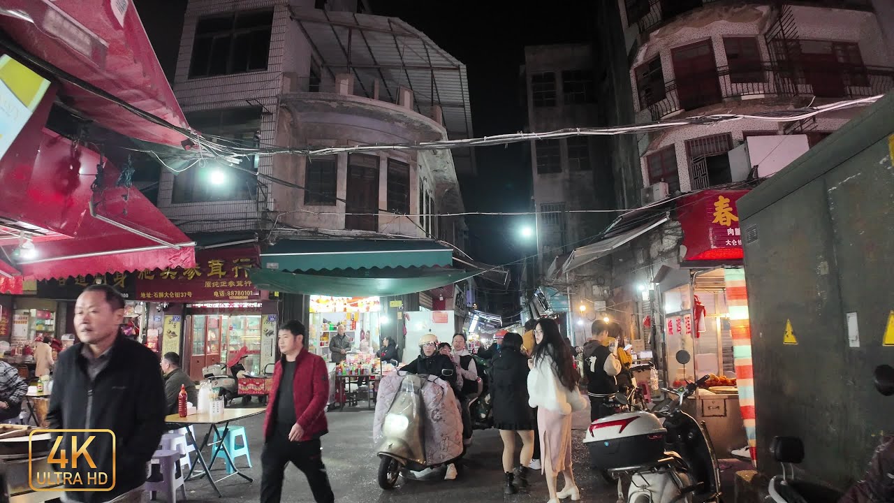 中國石獅 | 熱鬧的八卦街，本地口味的美食，牛頭獅，海蠣煎，烤生蠔，豬肉鋪，拳頭母(4K UHD)