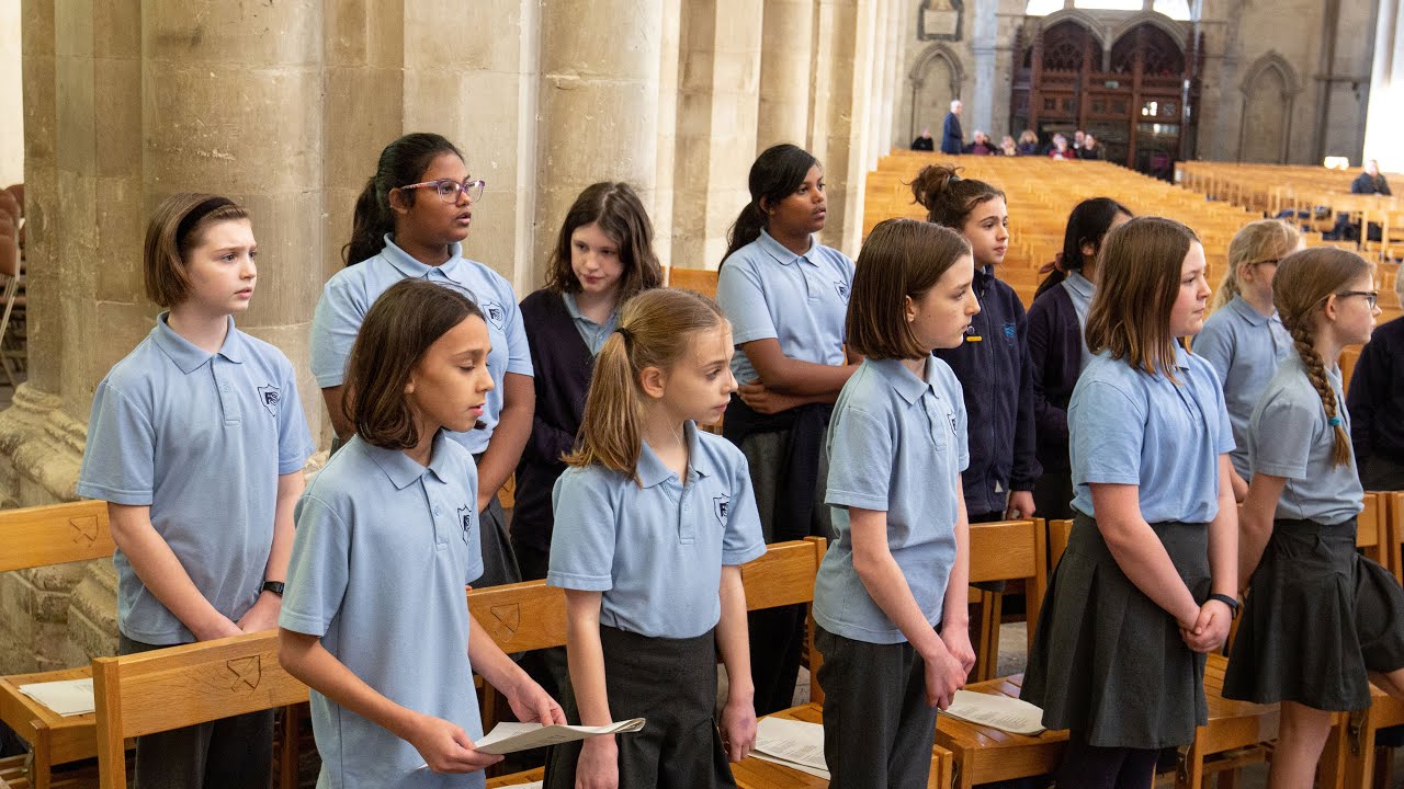 Hertfordshire Schools' Gala rehearsal at St Albans Cathedral