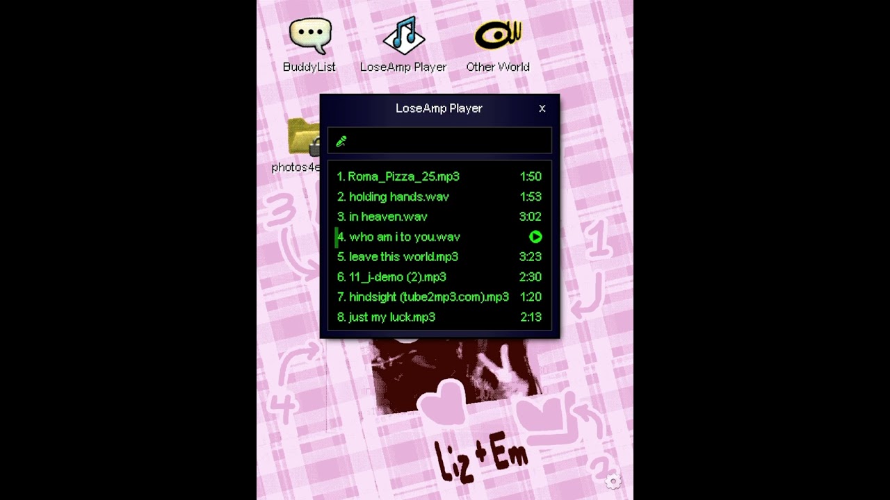 All eight songs form last seen online