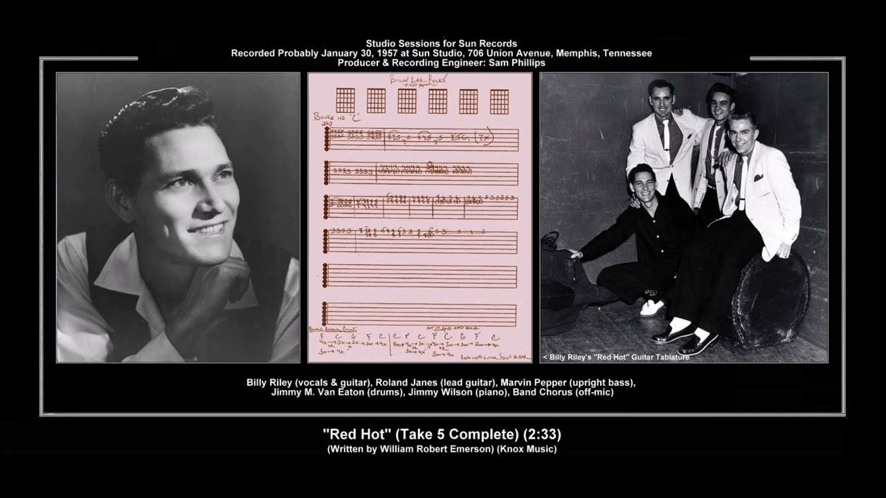 *(1957) Sun ''Red Hot'' (Take 5 Complete) Billy Riley