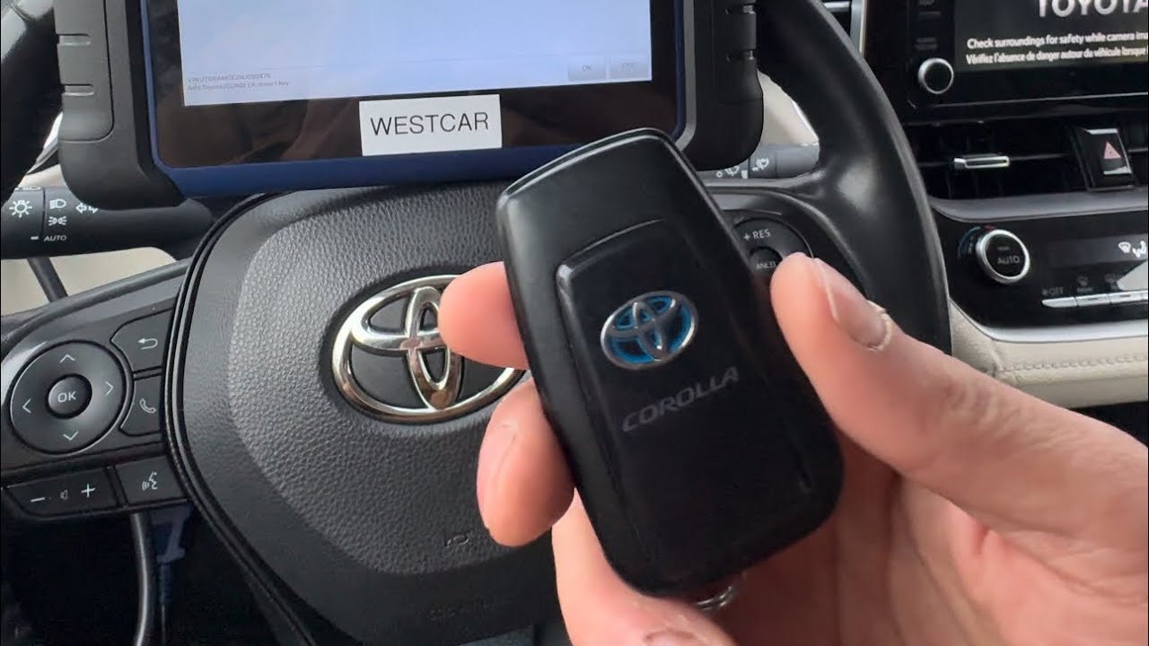 Программирование ключей для Toyota Corolla 2019 года выпуска и старше (PIN-код не требуется) с по...