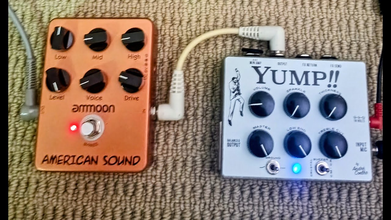 YUMP!! Harmonica Pre-amp & Ammoon 'American Sound' pedal.