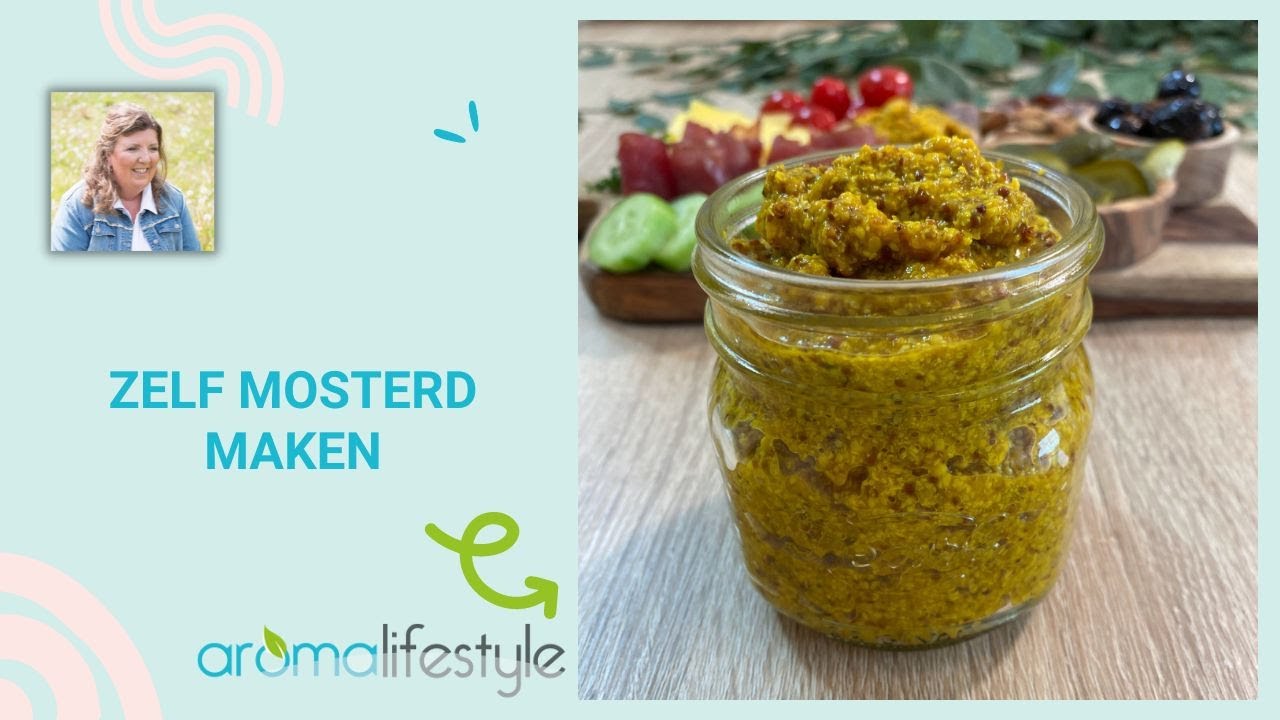 Mosterd maken, gefermenteerd, makkelijk en lekker.