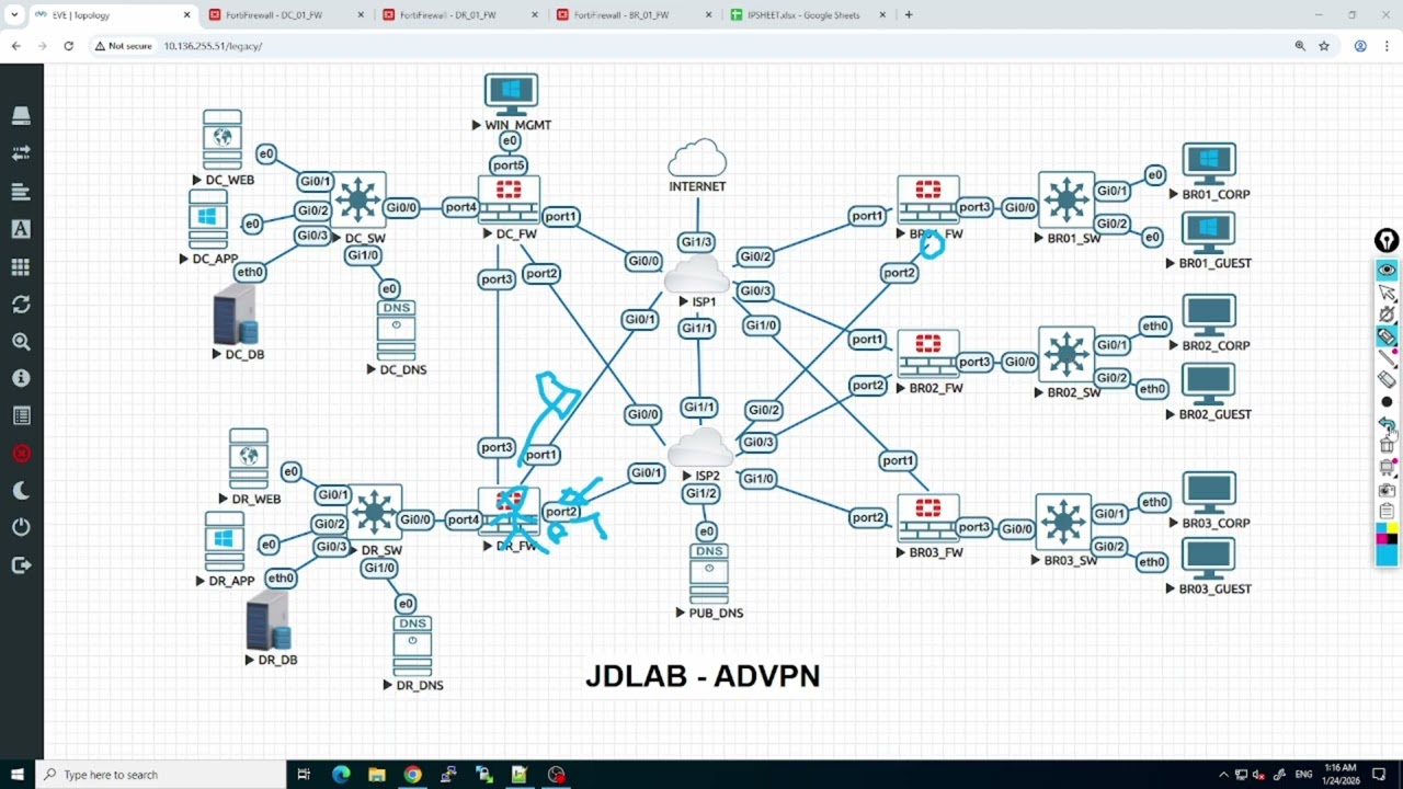 FGTENT-013 ADVPN 03 | FortiGate Firewall Configuration Step by Step