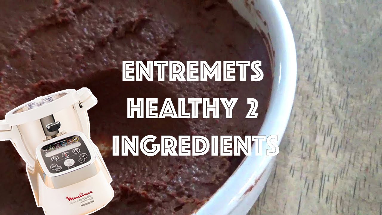 Recettes Companion  — Entremets healthy carotte & chocolat avec 2 ingrédients