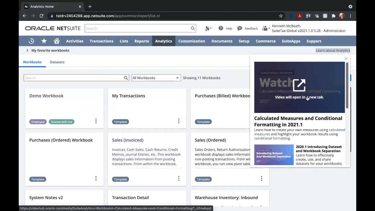 NetSuite SuiteAnalytics Workbook Webinar - Eureka Solutions