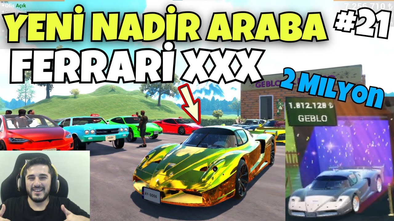 YENİ NADİR ARABA FERRARİ XXX ÇIKARDIK, GALERİ LÜKS ARABAYLA DOLDU! -CAR FOR SALE