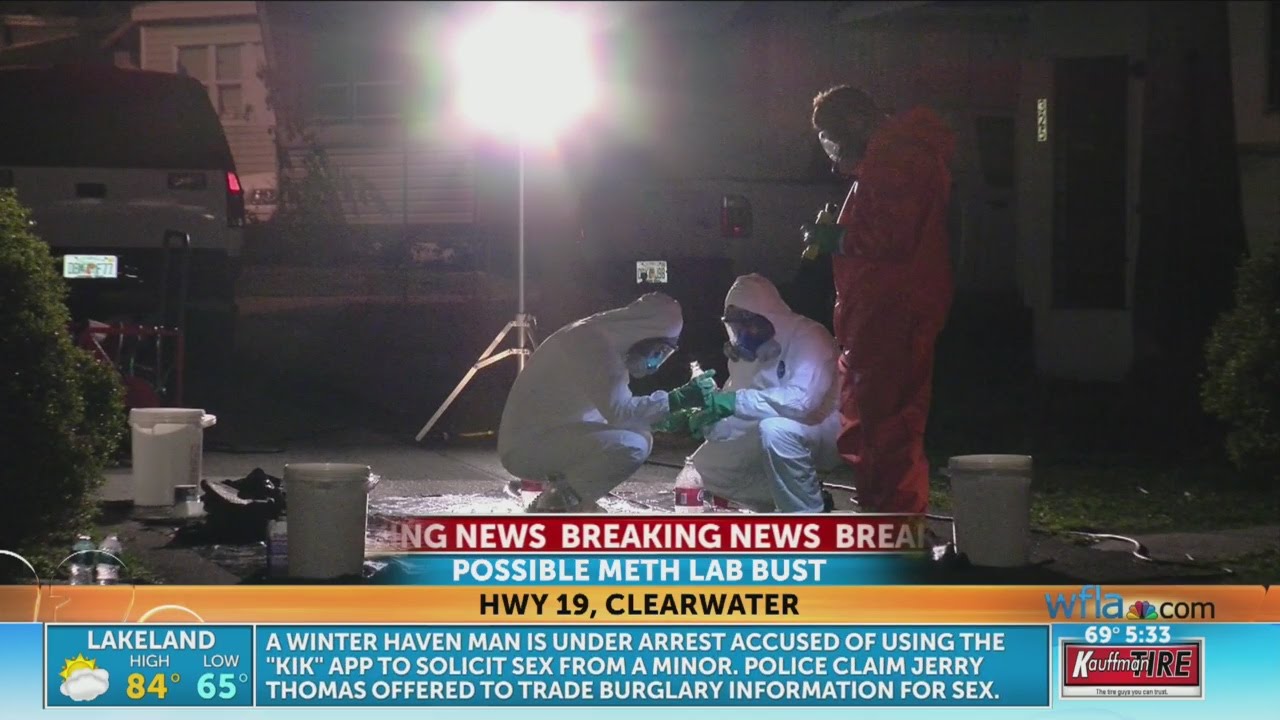 Likely meth lab busted at Clearwater mobile home