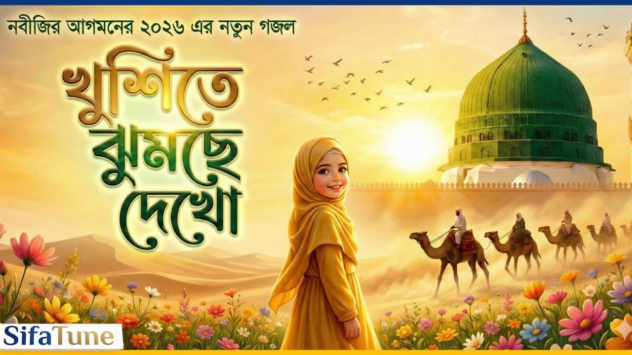 মন জুড়ানো নতুন গজল ২০২৬ 💖 খুশিতে ঝুমছে দেখো | New Bangla Gojol 2026