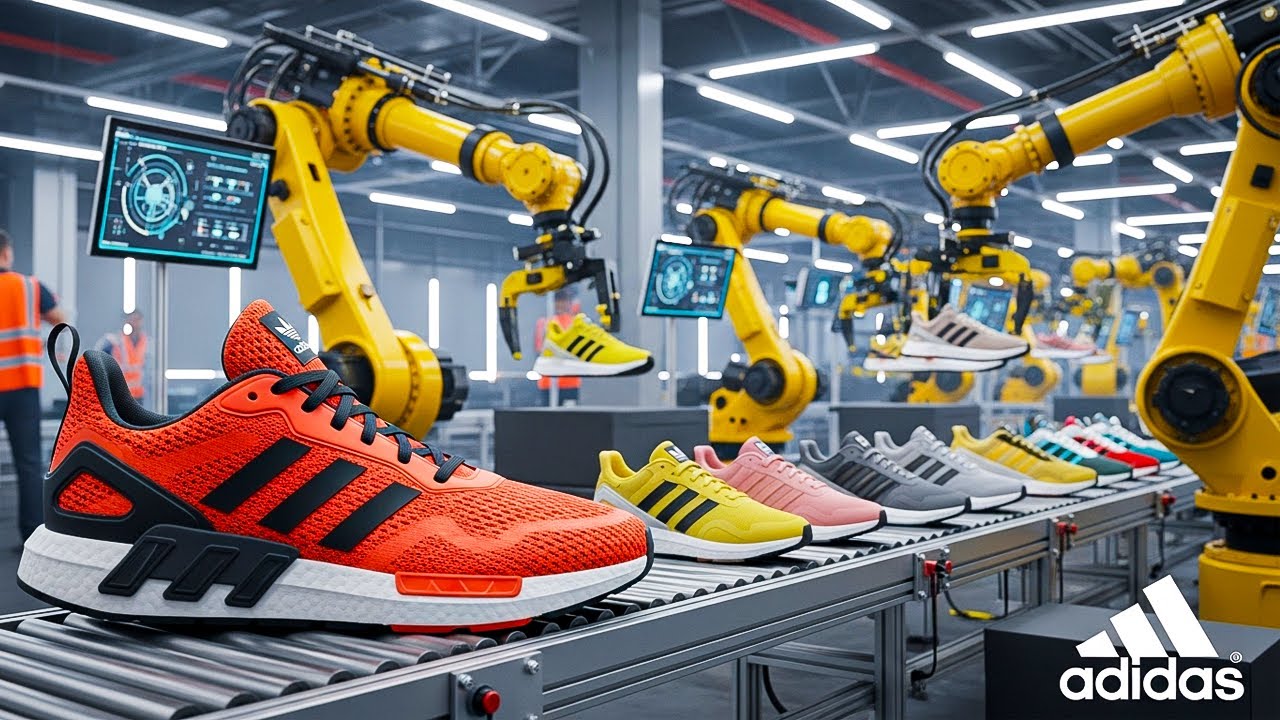 كيف يتم تصنيع  أحذية أديداس داخل المصنع ؟ – Adidas