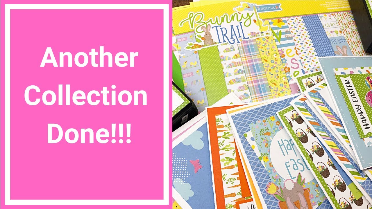 Bunny Trail Collection from Photo Play Project Share - How I Used up a Whole 12x12 Collection