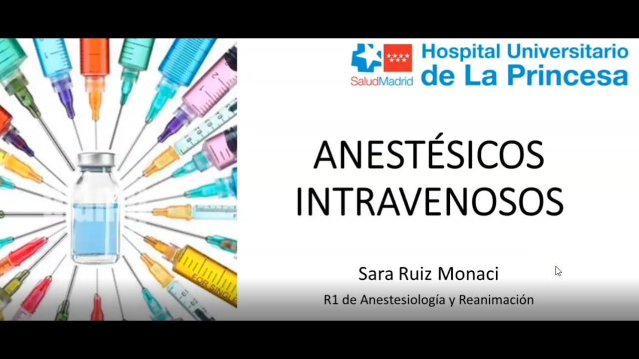 Anestésicos intravenosos 2022