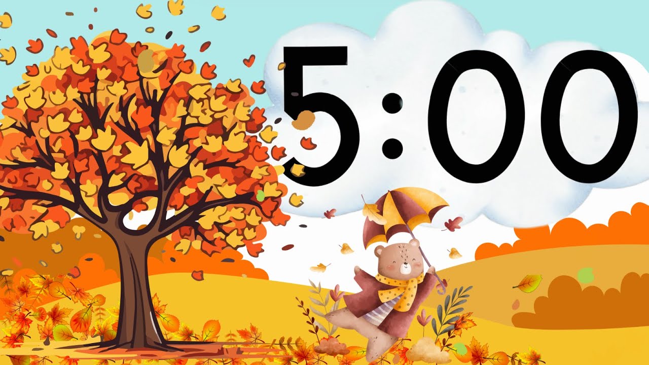 5 minute timer fall theme