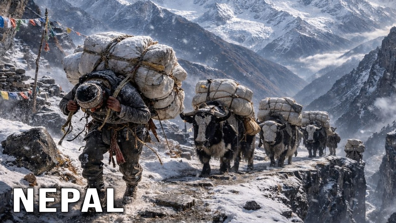 NEPAL: La Vida Extrema en el Himalaya Bajo la Sombra del Everest | Documental 4K