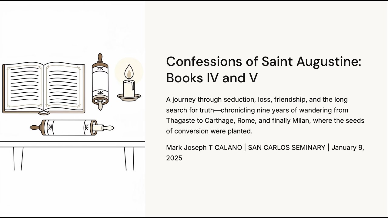 Confessions of Saint Augustine: Books IV and V
