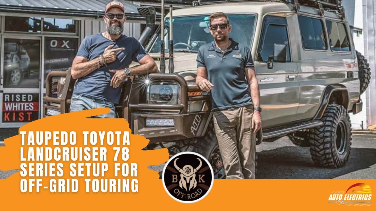 Taupedo Toyota Landcruiser 78 Series Set Up for Off-Grid touring