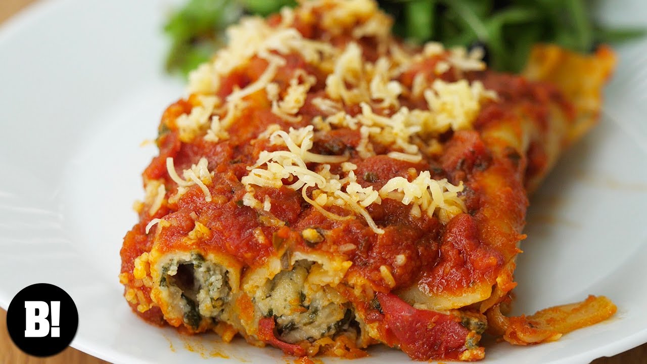 Creamy Cannelloni Recipe! (Vegan)