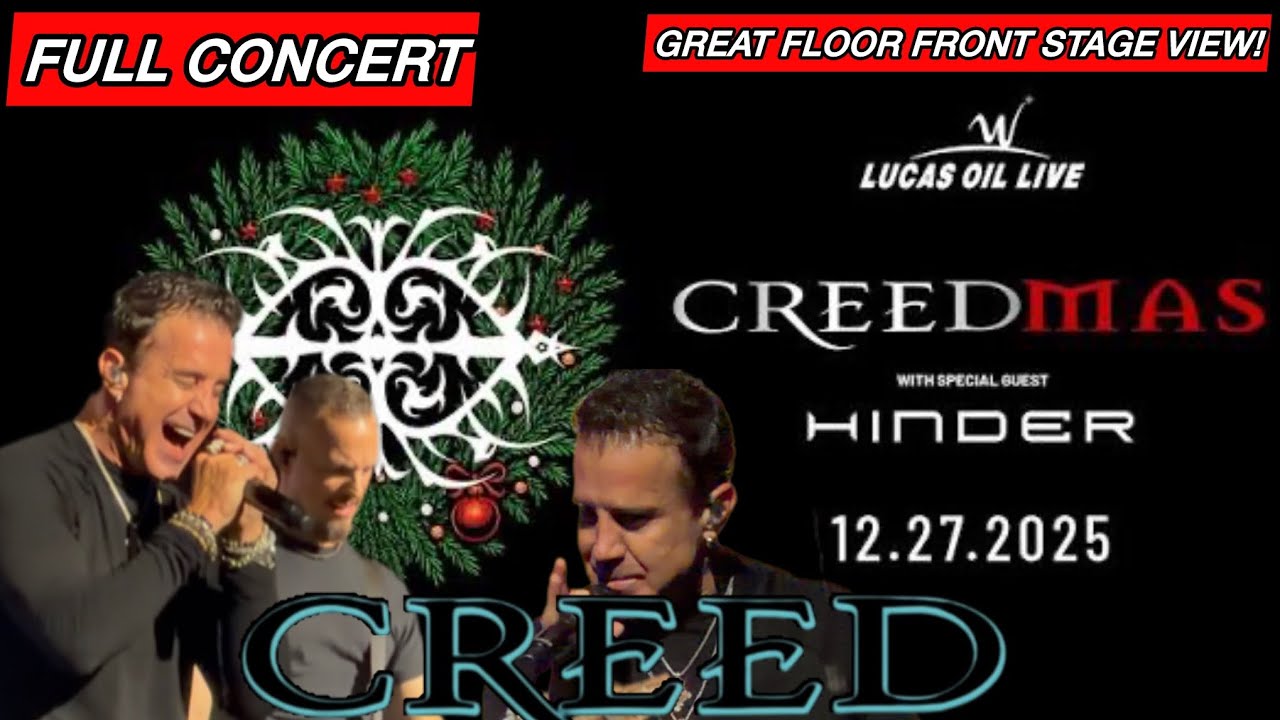 CREED - Full Concert (12/27/2025) Thackerville Oklahoma - CREEDMAS TOUR 2025