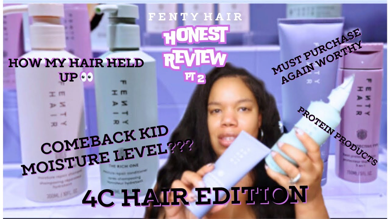 (New) Fenty Hair HONEST Review for 4c low porosity hair PT 2