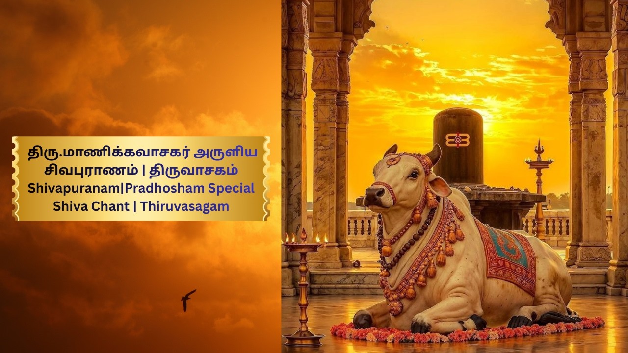 திரு மாணிக்கவாசகர் அருளிய சிவபுராணம் | திருவாசகம் |பிரதோஷ கால வழிபாடு Pradhosham Special Shiva Chant